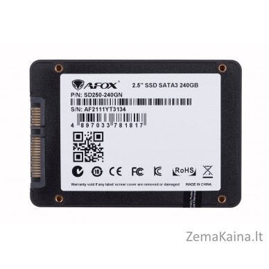 AFOX SSD 240GB TLC 555 MB/S 2