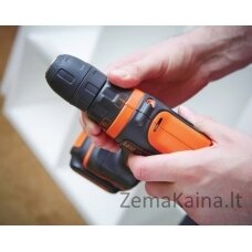 Akumuliatorinis suktuvas/gręžtuvas BDCDD12 10,8V 1x1,5 Ah, Black+Decker