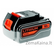 Akumuliatorius 18V 4,0 Ah Li-ion, Black+Decker