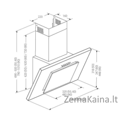 Akpo WK-4 Nero Line Eco 50 sieninis Juoda
