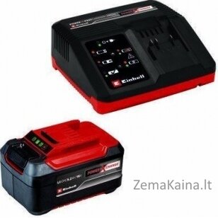 Akumuliatorius ir pakrovėjas Einhell PXC-Starter-Kit 5,2Ah & 4A Fastcharger