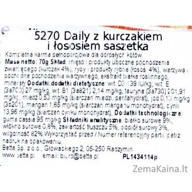 Almo Nature Daily Vištiena su lašiša 70 g 1