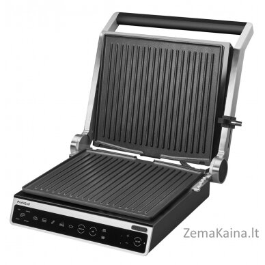 „Amica“ elektrinis grilis GK 5011 ‚ProfiGrill‘, nerūdijantis plienas, 2000 W, juodai sidabrinis 1