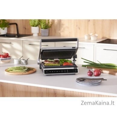 „Amica“ elektrinis grilis GK 5011 ‚ProfiGrill‘, nerūdijantis plienas, 2000 W, juodai sidabrinis 7