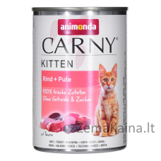 ANIMONDA Carny Kitten smak: wołowina,indyk 400g