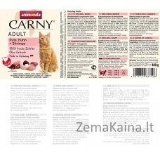 animonda Carny turkey, chicken + shrimps 400 g