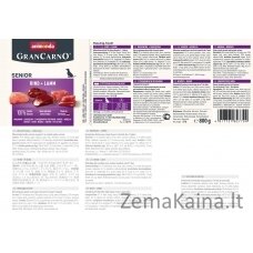 animonda GranCarno beef + lamb Jautiena, Ėriena Senior 800 g