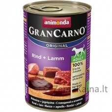 animonda GranCarno Original Jautiena, Ėriena Adult 400 g