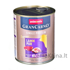 ANIMONDA GranCarno Single Protein skonis: ėriena - 800 g skardinės