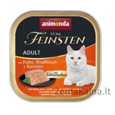 ANIMONDA Vom Feinsten Classic Cat smak: kurczak, wołowina + marchewka 100g