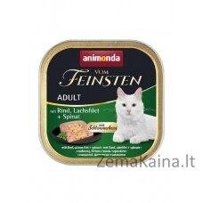 ANIMONDA Vom Feinsten Classic Cat smak: wołowina, łosoś + szpinak 100g