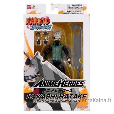 ANIME HEROES NARUTO - HATAKE KAKASHI GOURTH GREAT NINJA WAR 2