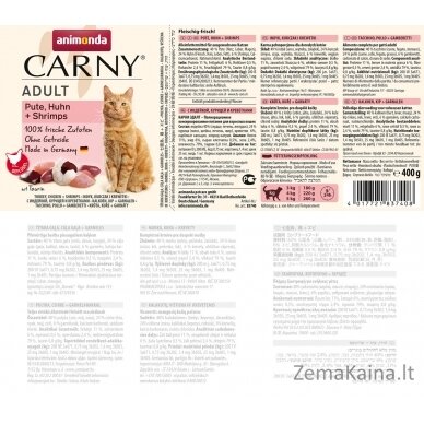 animonda Carny turkey, chicken + shrimps 400 g 1