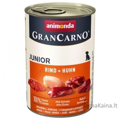 animonda GranCarno Original Jautiena, Viščiukas Junior 400 g