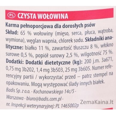 ANIMONDA GranCarno Single Protein skonis: jautiena - 800 g skardinės 1