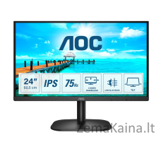 AOC B2 24B2XD LED display 60,5 cm (23.8") 1920 x 1080 pikseliai „Full HD“ Juoda