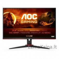 AOC G2 24G2SPAE/BK LED display 60,5 cm (23.8") 1920 x 1080 pikseliai „Full HD“ Juoda, Raudona