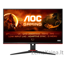 AOC G2 Q27G2E/BK computer monitor 68.6 cm (27") 2560 x 1440 pixels Quad HD Black, Red