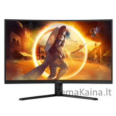 AOC G4 CQ32G4VE computer monitor 81.3 cm (32") 2560 x 1440 pixels Quad HD LCD Black, Grey