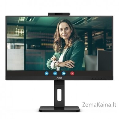 AOC 24P3QW kompiuterio monitorius 60,5 cm (23.8") 1920 x 1080 pikseliai „Full HD“ Juoda 1