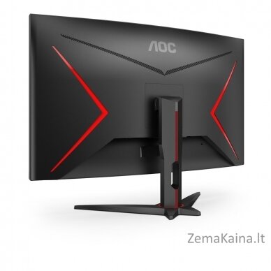 AOC G2 C32G2ZE/BK kompiuterio monitorius 80 cm (31.5") 1920 x 1080 pikseliai „Full HD“ LED Juoda, Raudona