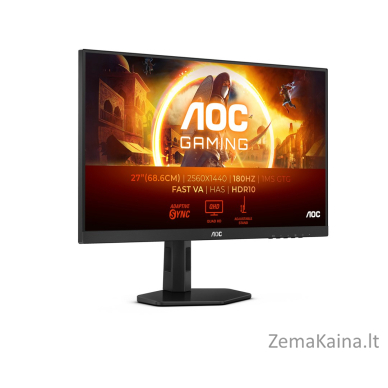 AOC G4 Q27G4XN computer monitor 68.6 cm (27") 2560 x 1440 pixels Quad HD LCD Black, Grey 2