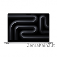 Apple MacBook Pro Apple M M3 Max Knyginis kompiuteris 41,1 cm (16.2") 48 GB 1 TB SSD Wi-Fi 6E (802.11ax) macOS Sonoma Sidabras