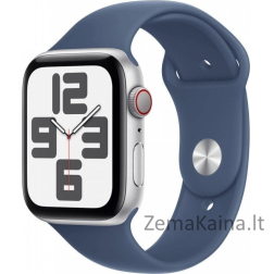Apple Smartwatch Apple Watch SE OLED 44 mm Skaitmeninis 368 x 448 px Jutiklinis ekranas 4G Sidabrinis Wi-Fi GPS