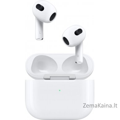 „Apple AirPods 3 Gen“ (MPNY3Z/A) + „Lightning“ įkrovimo dėklas