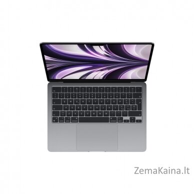 Apple MacBook Air MacBookAir M2 Knyginis kompiuteris 34,5 cm (13.6") Apple M 8 GB 256 GB SSD Wi-Fi 6 (802.11ax) macOS Monterey Pilka 1