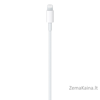 Apple MM0A3ZM/A „Lightning“ kabelis 1 m Balta 2