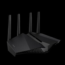 ASUS RT-AX82U wireless router Gigabit Ethernet Dual-band (2.4 GHz / 5 GHz) 4G Black