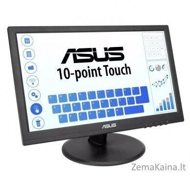 ASUS VT168HR 39.6 cm (15.6") 1366 x 768 pixels WXGA LED Touchscreen Black 2