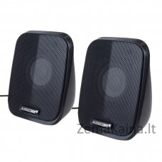 Audiocore AC835 2.0 Stereo Speakers With LED Backlighting For PC Laptop Smartphone