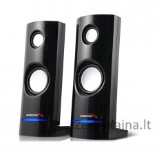 Audiocore AC860 garso kolonėlė 2 krypčių 4 W Juoda Vielinis