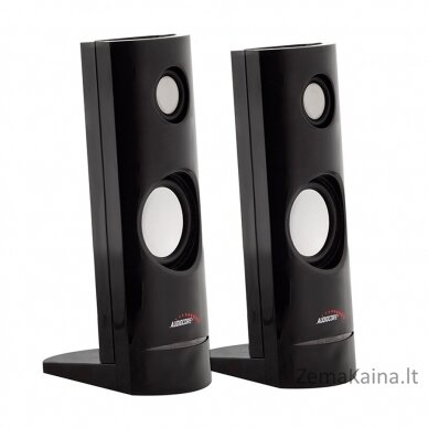 Audiocore AC860 garso kolonėlė 2 krypčių 4 W Juoda Vielinis 4