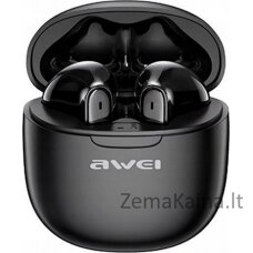 Awei AWEI Bluetooth 5.3 T68 ENC TWS ausinės + prijungimo stotelė balta