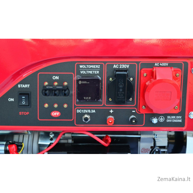 AWTOOLS Benzino generatorius 7,5 kW 230/400 V BLACK LINE