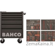 Bahco įrankių vežimėlis WORKSHOP TROLLEY 6 STALČIAI + 275 VNT. ĮRANKIAI (1 RINKINYS)