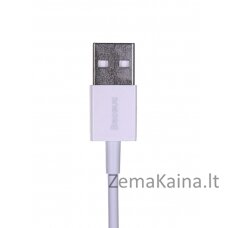 Baseus CALYS-A02 mobiliojo telefono laidas Balta 1 m USB A Lightning