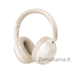 Baseus Bass 35 Max Ausinės Vielinis ir Bevielis Su lankeliu Muzika C tipo USB Bluetooth Rusvai gelsvas