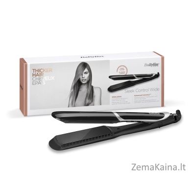 BaByliss ST397E plaukų formavimo šukos Tiesinimo žnyplės Šiltas Juoda 2,5 m 6