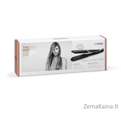 BaByliss ST397E plaukų formavimo šukos Tiesinimo žnyplės Šiltas Juoda 2,5 m 9