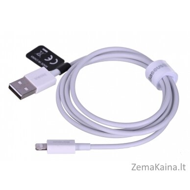 Baseus CALYS-A02 mobiliojo telefono laidas Balta 1 m USB A Lightning