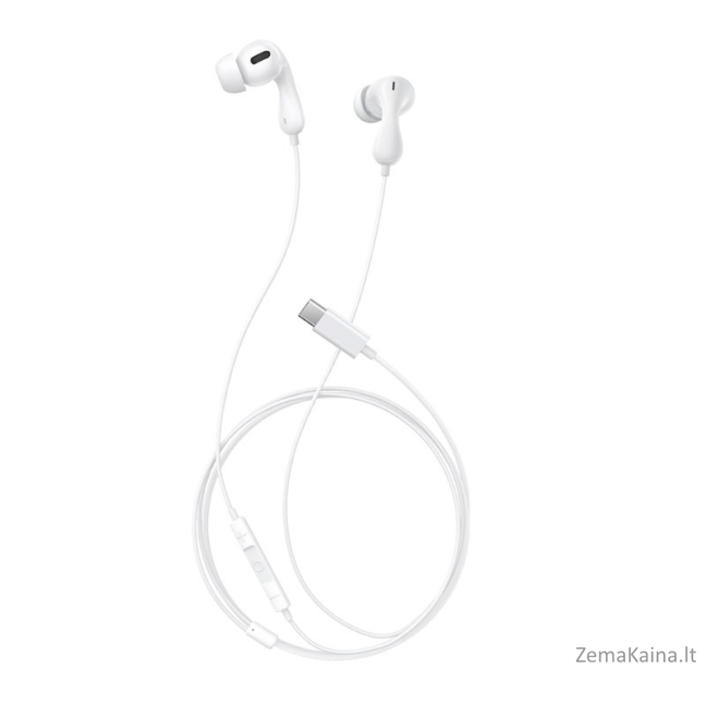 Baseus Encok CZ20 Laisvų rankų įranga Vielinis Įkišamos į ausį Skambučiai / muzika C tipo USB Balta 2