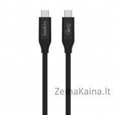 Belkin INZ001bt0.8MBK USB kabelis USB4 Gen 3x2 0,8 m USB C Juoda