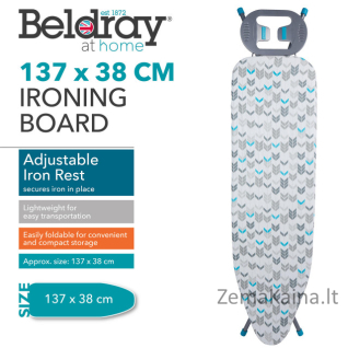 Beldray LA024398ARWEU7 137x38cm ironing board