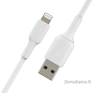 Belkin CAA001BT3MWH „Lightning“ kabelis 3 m Balta 3