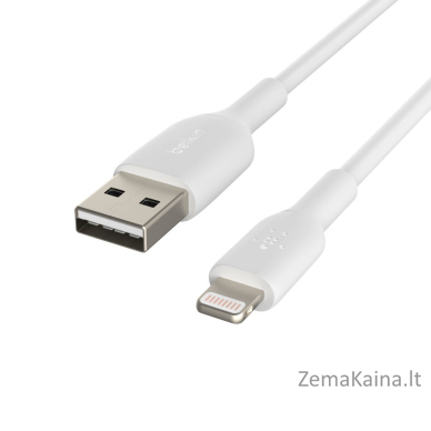 Belkin CAA001BT3MWH „Lightning“ kabelis 3 m Balta 4