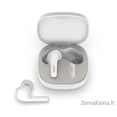 Belkin SOUNDFORM Flow Laisvų rankų įranga Bevielis Įkišamos į ausį Skambučiai / muzika C tipo USB Bluetooth Balta 3